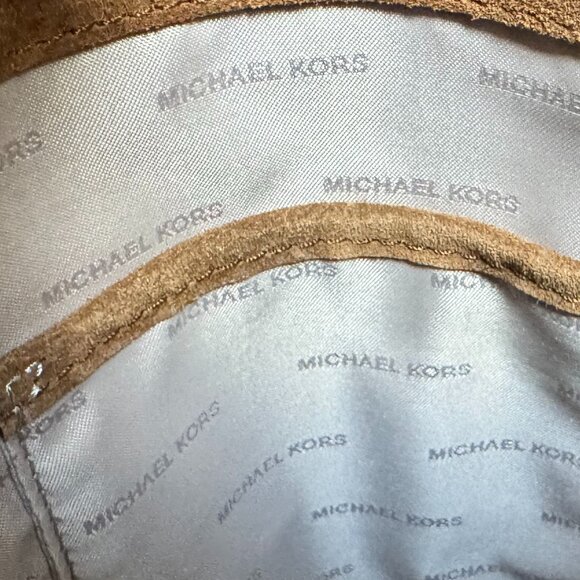 EUC Michael Kors Large Hobo Astor Patchwork Suede Bag - Picture 11 of 13